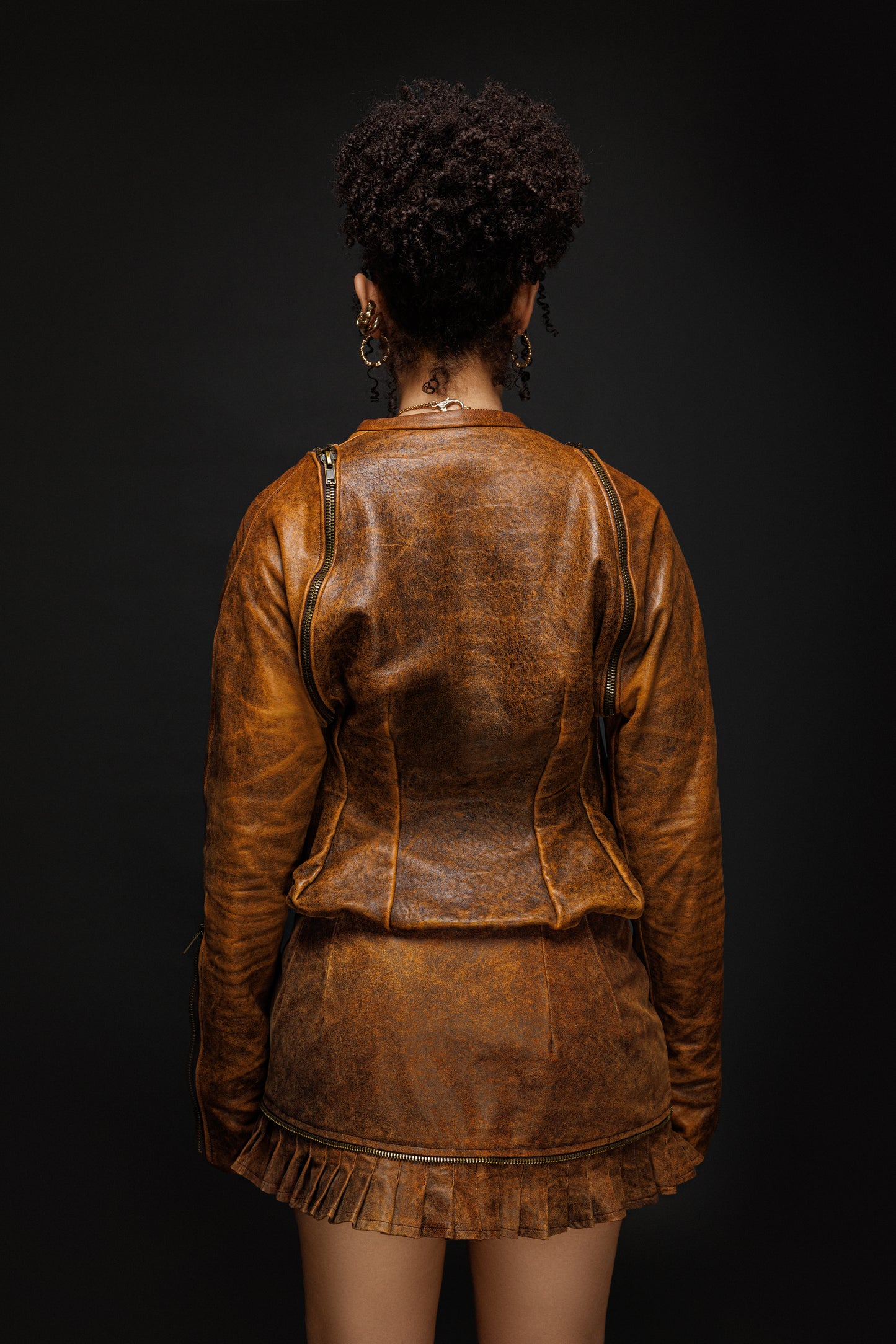 VIXEN JACKET (BROWN LEATHER)