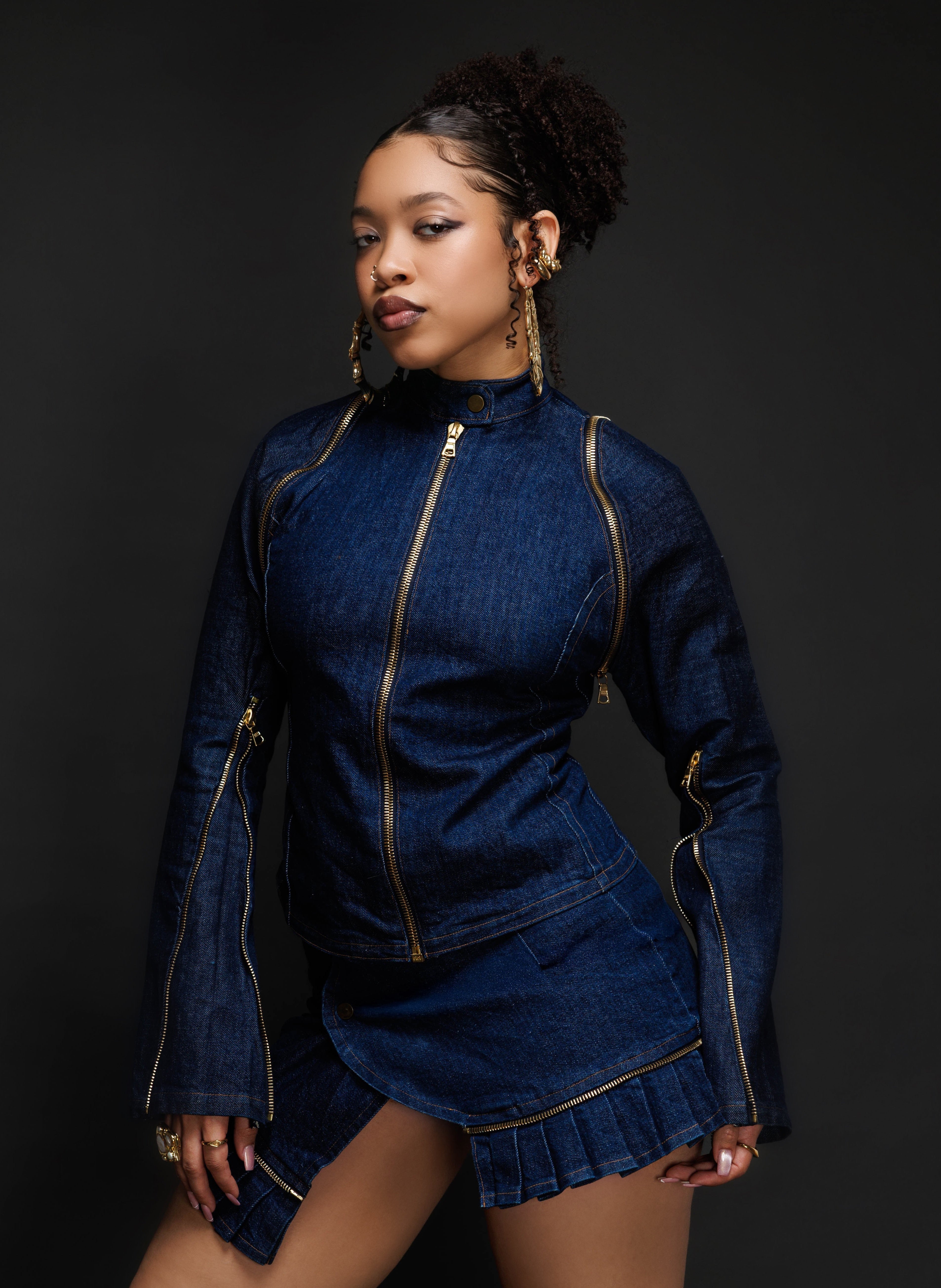VIXEN JACKET (DENIM) J.REGALIA VIXEN JACKET (DENIM) J.REGALIA