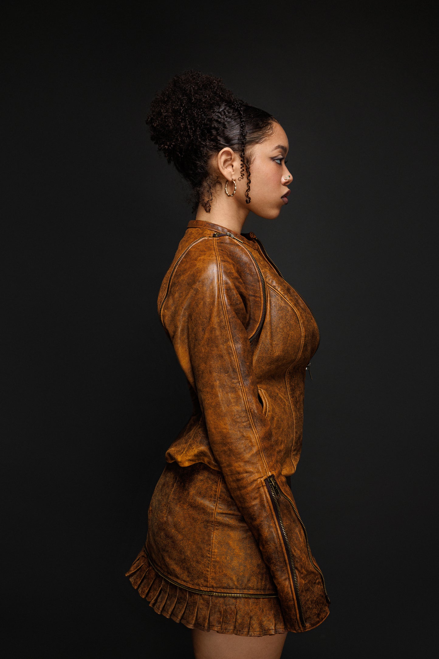 VIXEN JACKET (BROWN LEATHER)