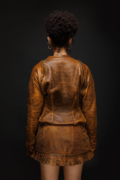 VIXEN JACKET (BROWN LEATHER)